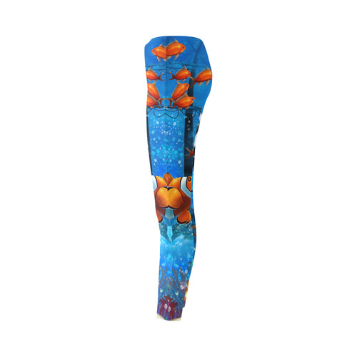 Underwater Sea Tropical Fish Coral Cassandra Women's Leggings (Model L01)