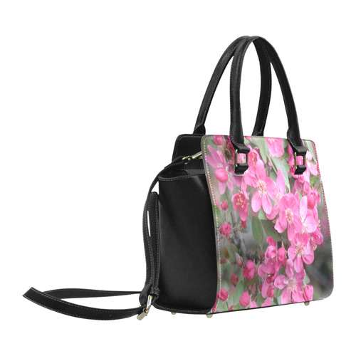 Pink Blossoms Classic Shoulder Handbag (Model 1653)