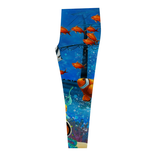 Underwater Sea Tropical Fish Coral Cassandra Women's Leggings (Model L01)