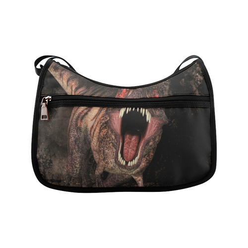 Tyrannosaurus rex dinosaur the king tyrant lizard Crossbody Bags (Model 1616)