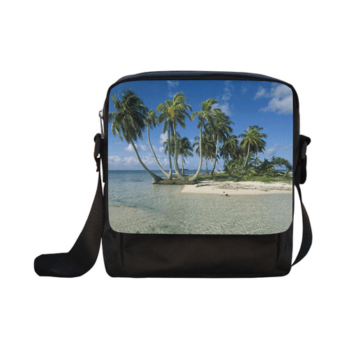 Palm Trees Tropical Nature Beach Crossbody Nylon Bags (Model 1633)