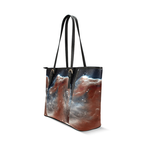 NASA: Horsehead Nebula Stars Outerspace Leather Tote Bag/Small (Model 1640)