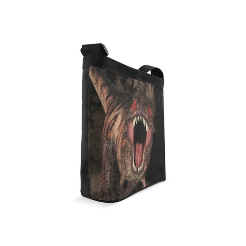 Tyrannosaurus rex dinosaur the king tyrant lizard Crossbody Bags (Model 1613)