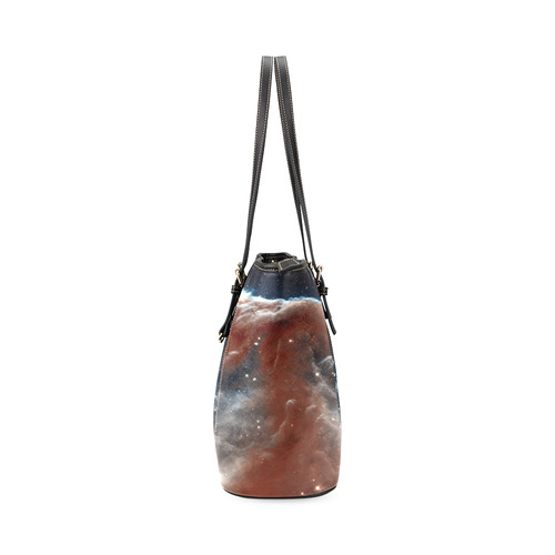 NASA: Horsehead Nebula Stars Outerspace Leather Tote Bag/Small (Model 1640)