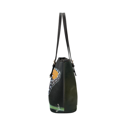 Monarch Butterfly Leather Tote Bag/Small (Model 1651)