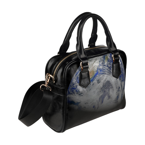 NASA: Planet Earth From Outerspace Shoulder Handbag (Model 1634)