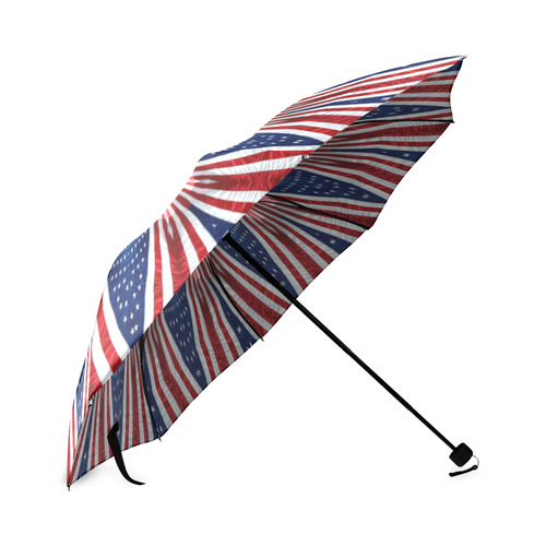 PATRIOTIC: United States Flag Mandala 1 Foldable Umbrella (Model U01)