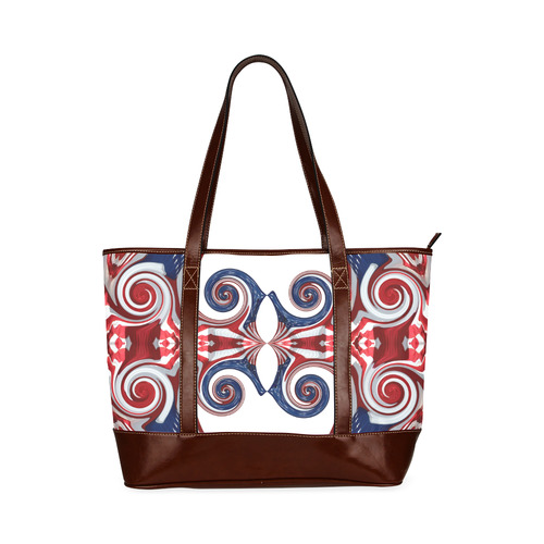 PATRIOTIC: United States Flag Abstract 2 Tote Handbag (Model 1642)