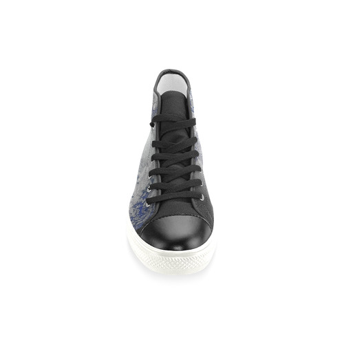NASA: Planet Earth From Outerspace Women's Classic High Top Canvas Shoes (Model 017)
