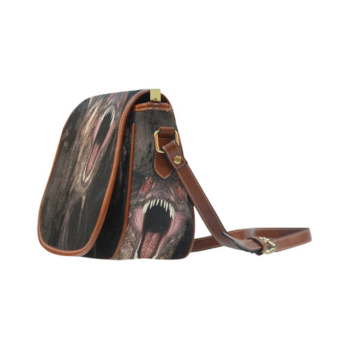 Tyrannosaurus rex dinosaur the king tyrant lizard Saddle Bag/Small (Model 1649) Full Customization