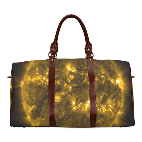 NASA: Sun & Solar Flares Stars Outerspace Waterproof Travel Bag/Small (Model 1639)