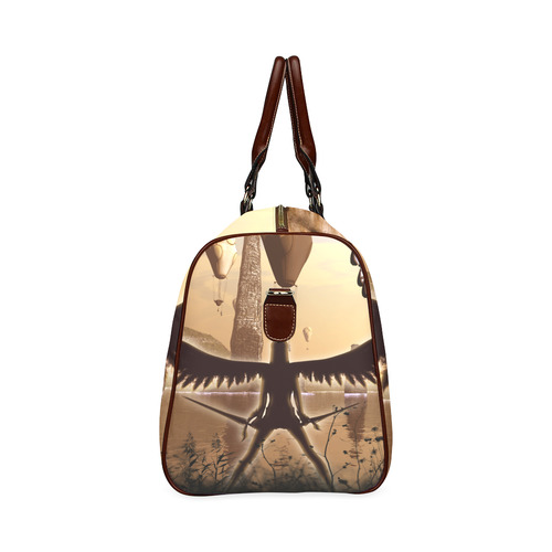 Angel in the sunset Waterproof Travel Bag/Large (Model 1639)