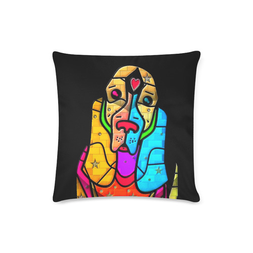 Simply love by Popart Lover Custom Zippered Pillow Case 16"x16"(Twin Sides)