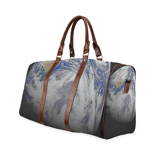 NASA: Planet Earth From Outerspace Waterproof Travel Bag/Large (Model 1639)
