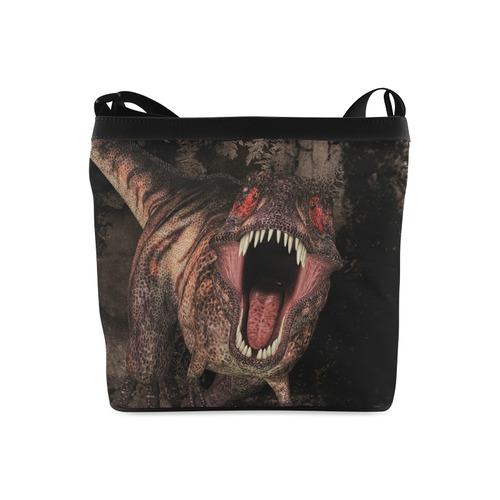 Tyrannosaurus rex dinosaur the king tyrant lizard Crossbody Bags (Model 1613)