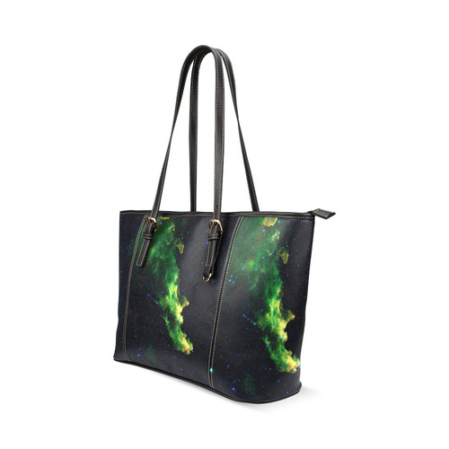 NASA: WitchHead Nebula Stars Outerspace Leather Tote Bag/Large (Model 1640)