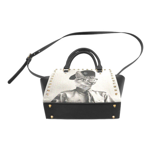 Derwood LeDuc Rivet Shoulder Bag Rivet Shoulder Handbag (Model 1645)