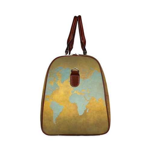 world map 34 Waterproof Travel Bag/Small (Model 1639)