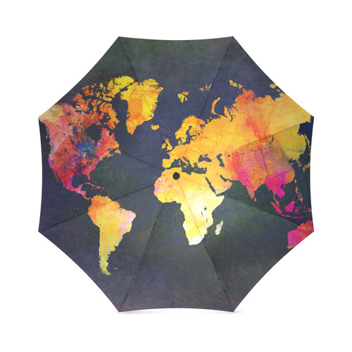 world map 31 Foldable Umbrella (Model U01)