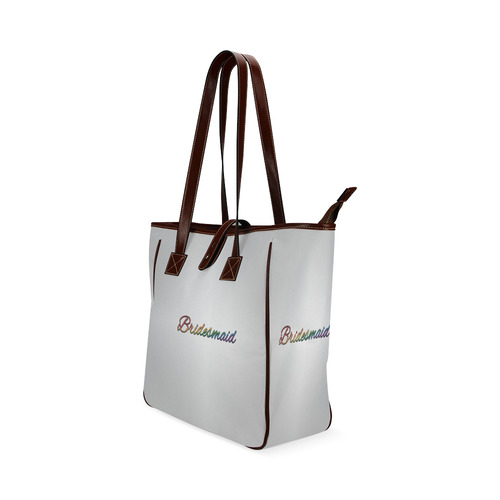 Rainbow "Bridesmaid" Classic Tote Bag (Model 1644)