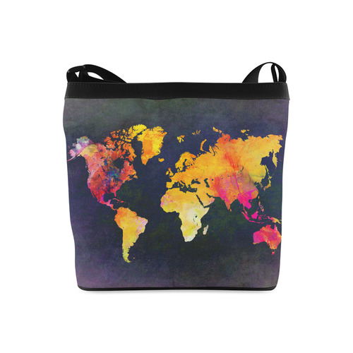 world map 31 Crossbody Bags (Model 1613)