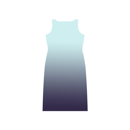 Midnight background Phaedra Sleeveless Open Fork Long Dress (Model D08)