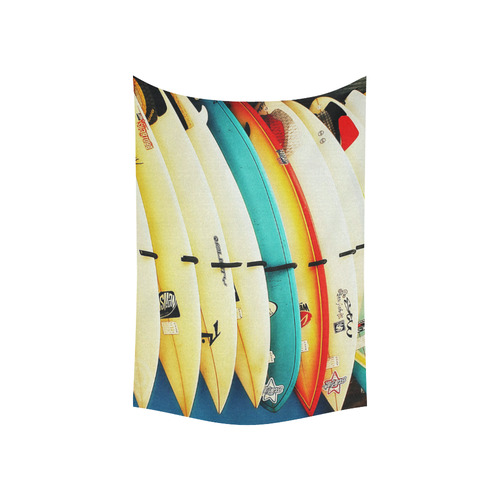 Surfing board Cotton Linen Wall Tapestry 60"x 40"