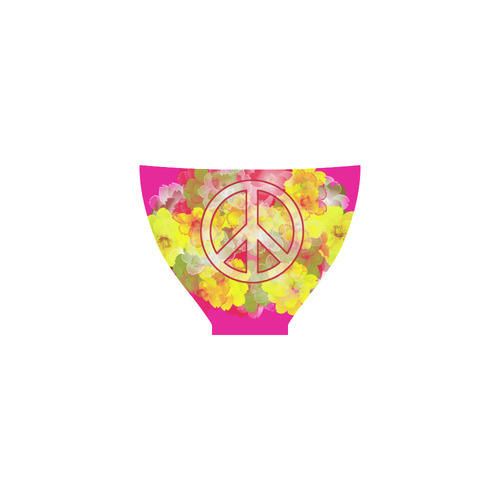 Flower Power Peace Custom Bikini Swimsuit