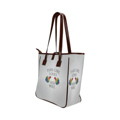 This Girl Loves Her Wife Classic Tote Bag (Model 1644)