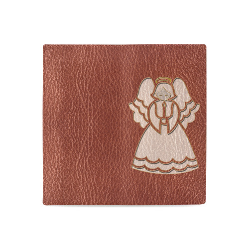 Leather-Look Christmas Angel Women's Leather Wallet (Model 1611)