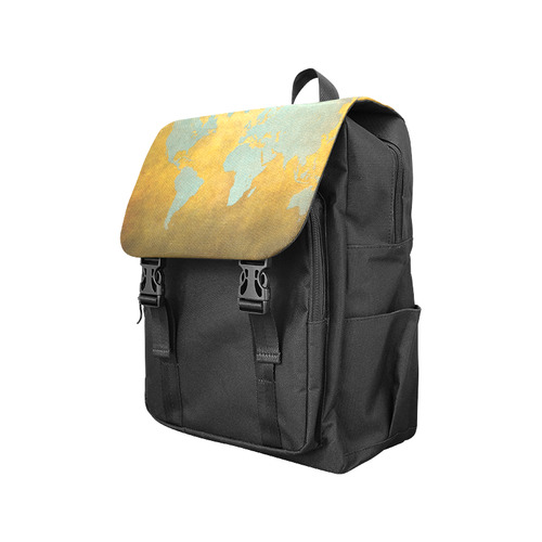 world map 34 Casual Shoulders Backpack (Model 1623)