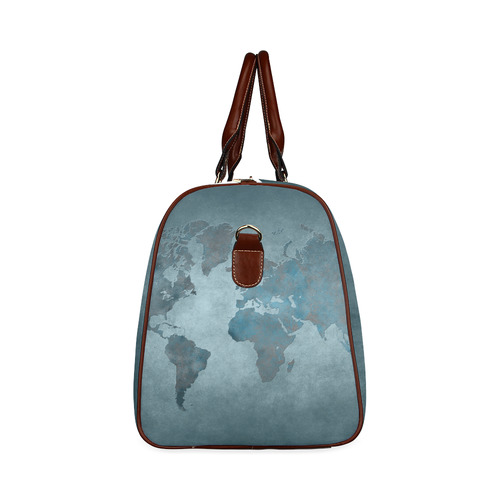 world map 35 Waterproof Travel Bag/Small (Model 1639)