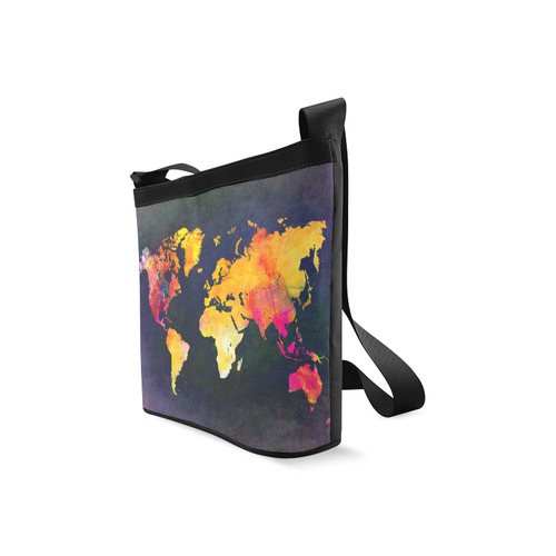 world map 31 Crossbody Bags (Model 1613)