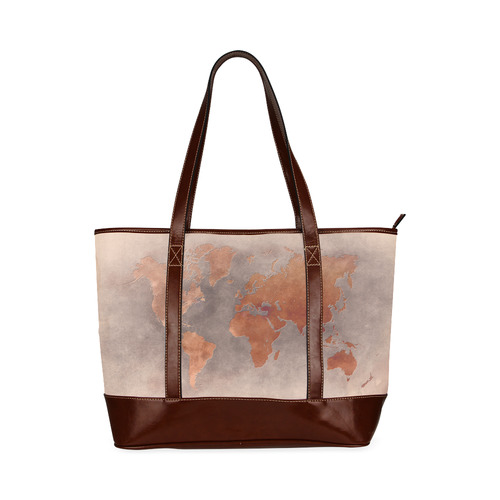 world map 29 Tote Handbag (Model 1642)