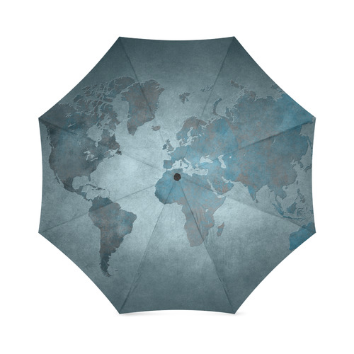 world map 35 Foldable Umbrella (Model U01)