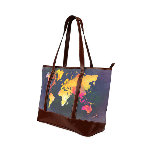 world map 31 Tote Handbag (Model 1642)