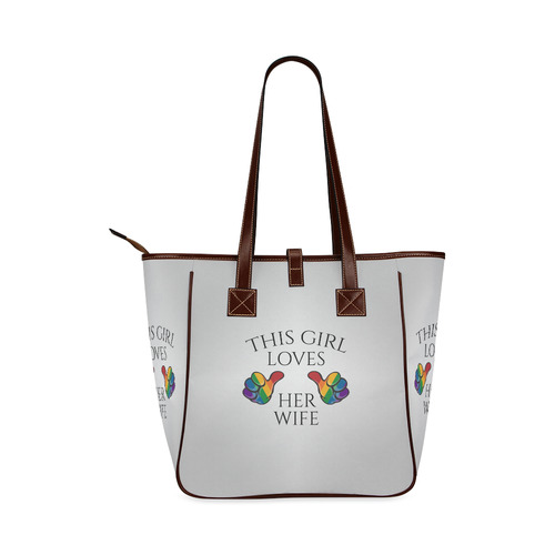 This Girl Loves Her Wife Classic Tote Bag (Model 1644)