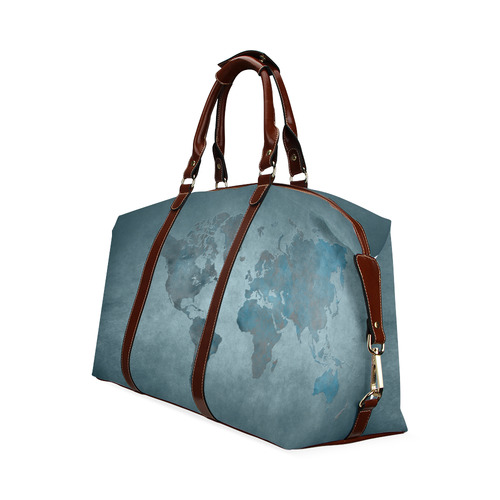 world map 35 Classic Travel Bag (Model 1643)