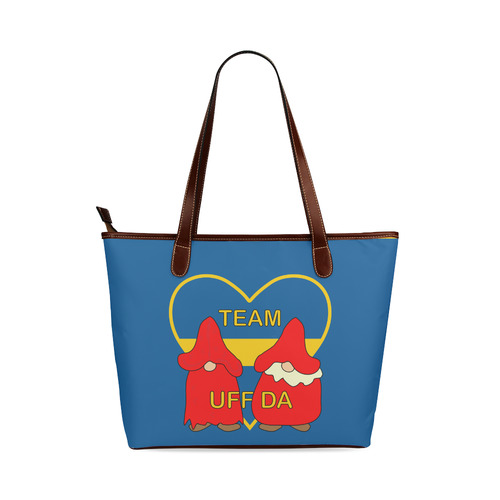 Team Uff Da Swedish Uff Da Gnomes Tomte Nisser Shoulder Tote Bag (Model 1646)