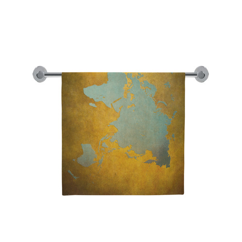 world map 34 Bath Towel 30"x56"