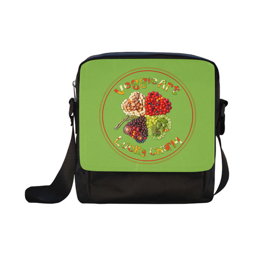 VeggieArt Lucky Charm Clover Crossbody Nylon Bags (Model 1633)