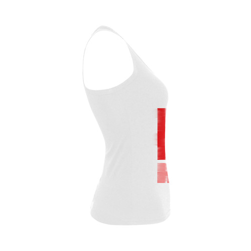 Searing heat with reflection Women's Shoulder-Free Tank Top (Model T35)