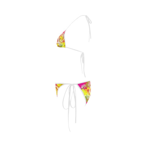 Flower Power Peace Custom Bikini Swimsuit