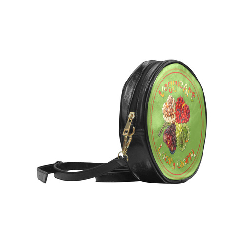 VeggieArt Lucky Charm Clover Round Sling Bag (Model 1647)