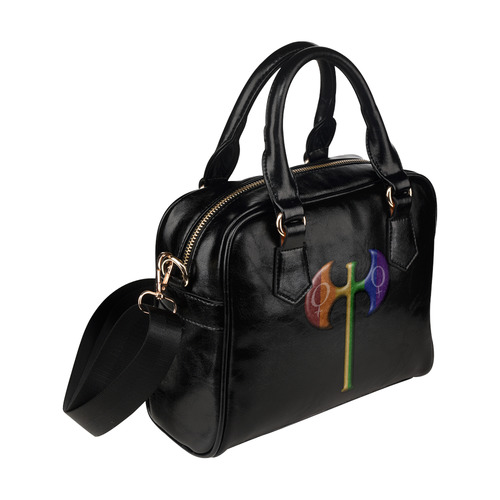Rainbow Lesbian Pride Labrys Shoulder Handbag (Model 1634)