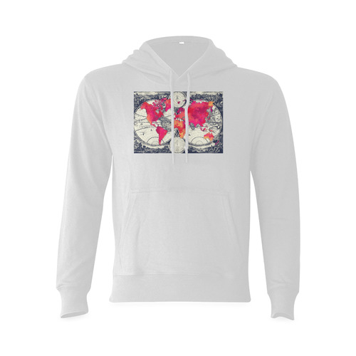 world map 28 Oceanus Hoodie Sweatshirt (Model H03)