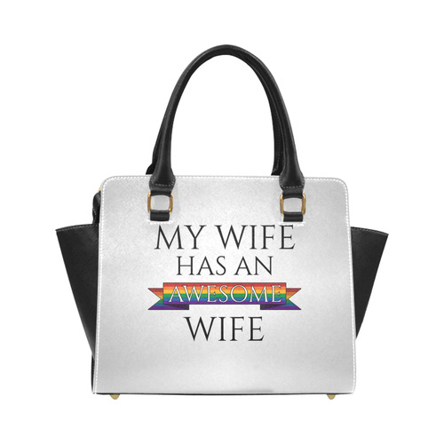My Wife Has an Awesome Wife Classic Shoulder Handbag (Model 1653)