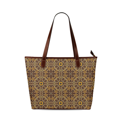 Elegant Contemporary Pattern Shoulder Tote Bag (Model 1646)