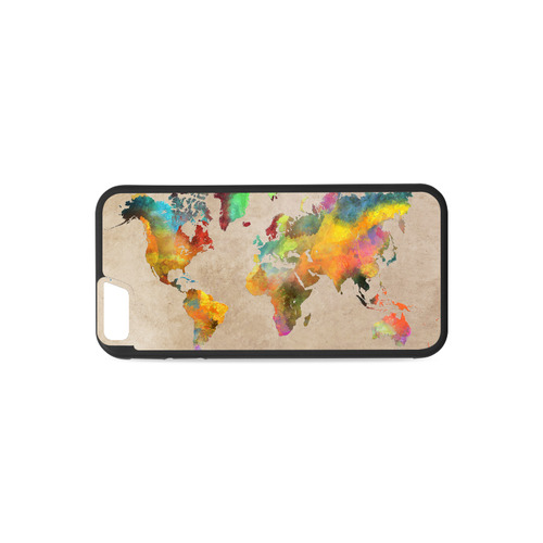 world map 17 Rubber Case for iPhone 6/6s