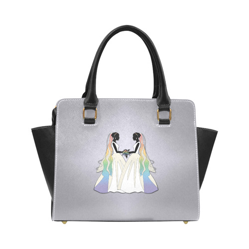 Ballgown Rainbow Brides Classic Shoulder Handbag (Model 1653)